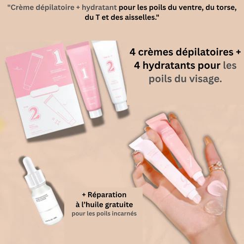 Lumiva™- Kit crème d'épilation.