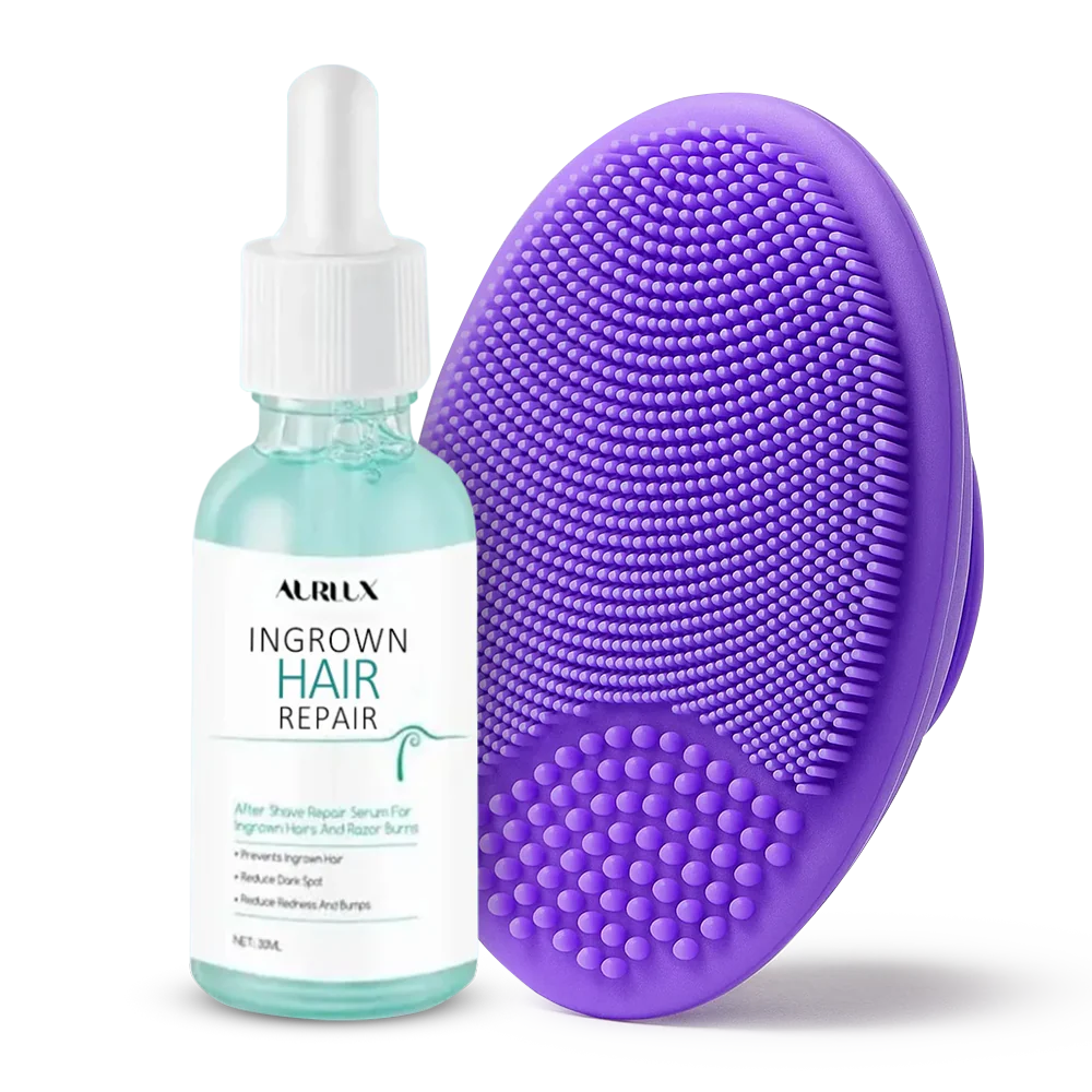 réparateur pour poils incarnés + Exfoliant visage