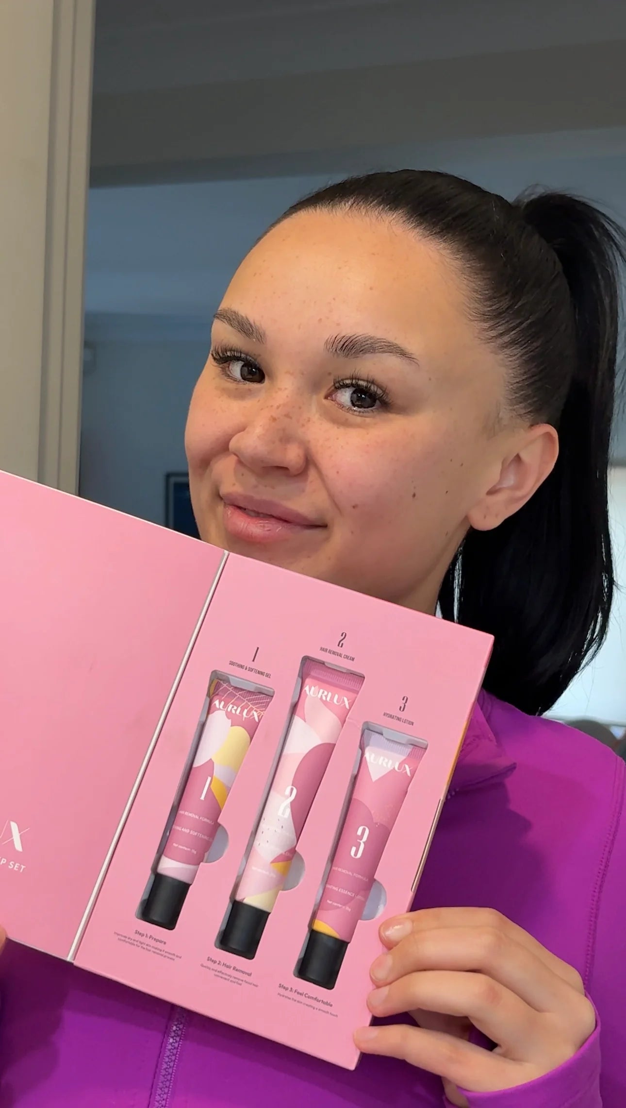 Aurlux Lumiva™ – Peau Lisse & Radieuse Sans Poils